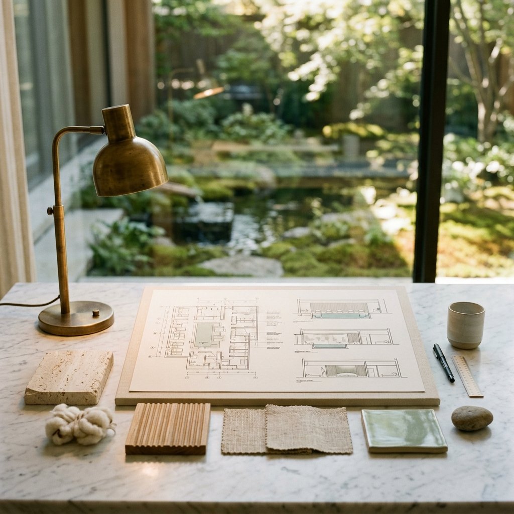 Luxury hotel spa architectural design process