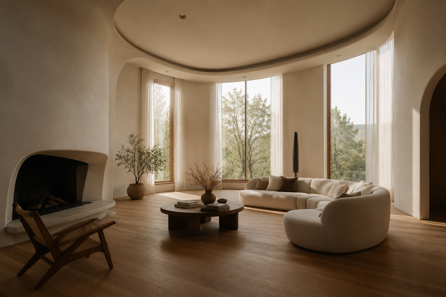 Neuroarchitecture — high-ceiling living space designed for the brain