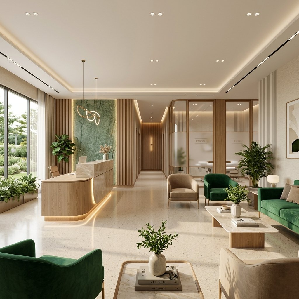 Modern medical wellness clinic
