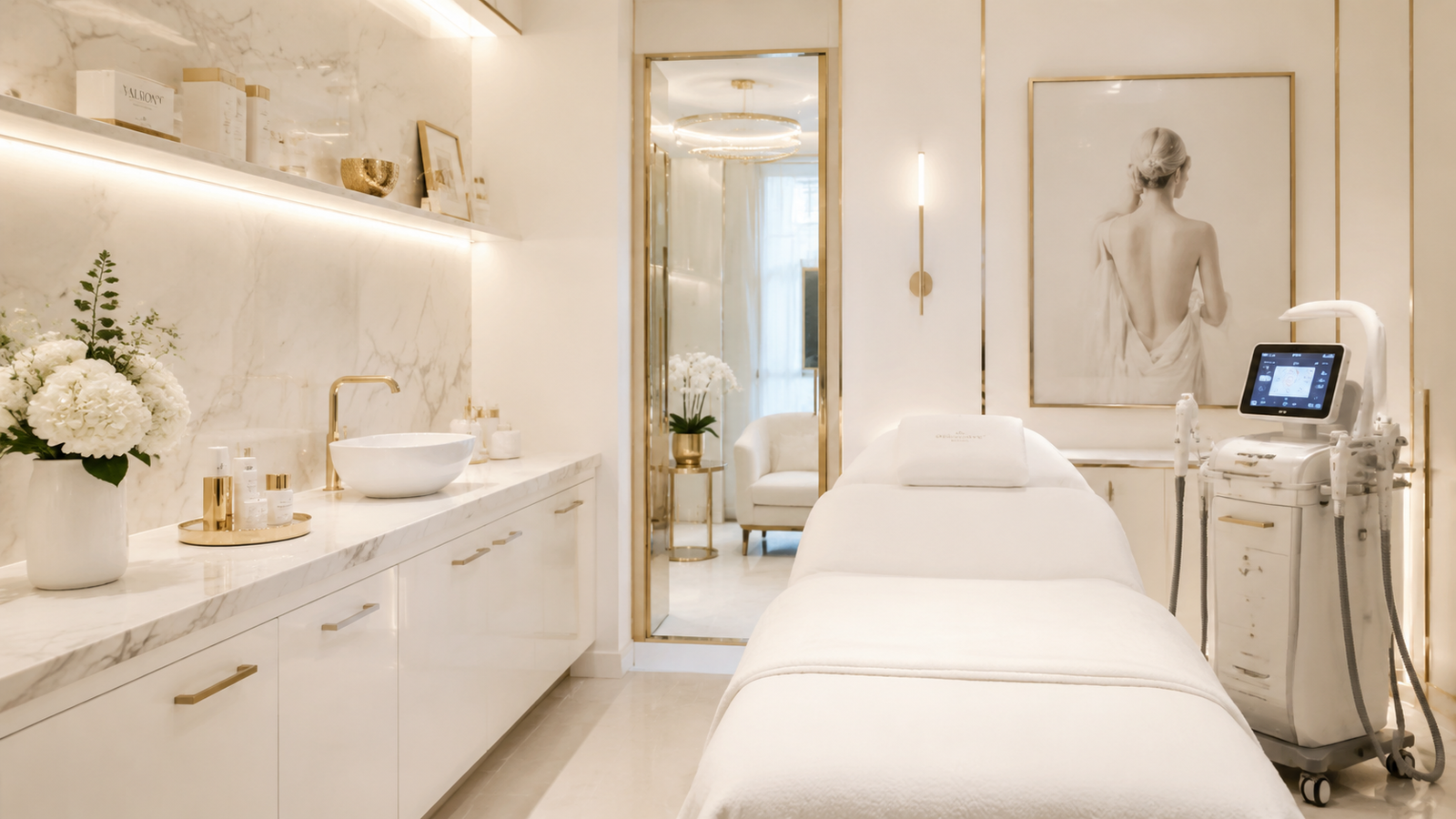 Medical grade wellness clinic interior
