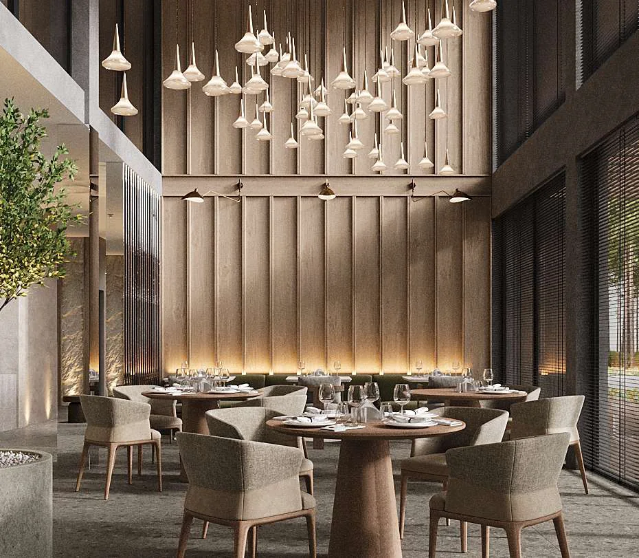 PINE Hotel — eco-hotel design concept, 3,200 m²