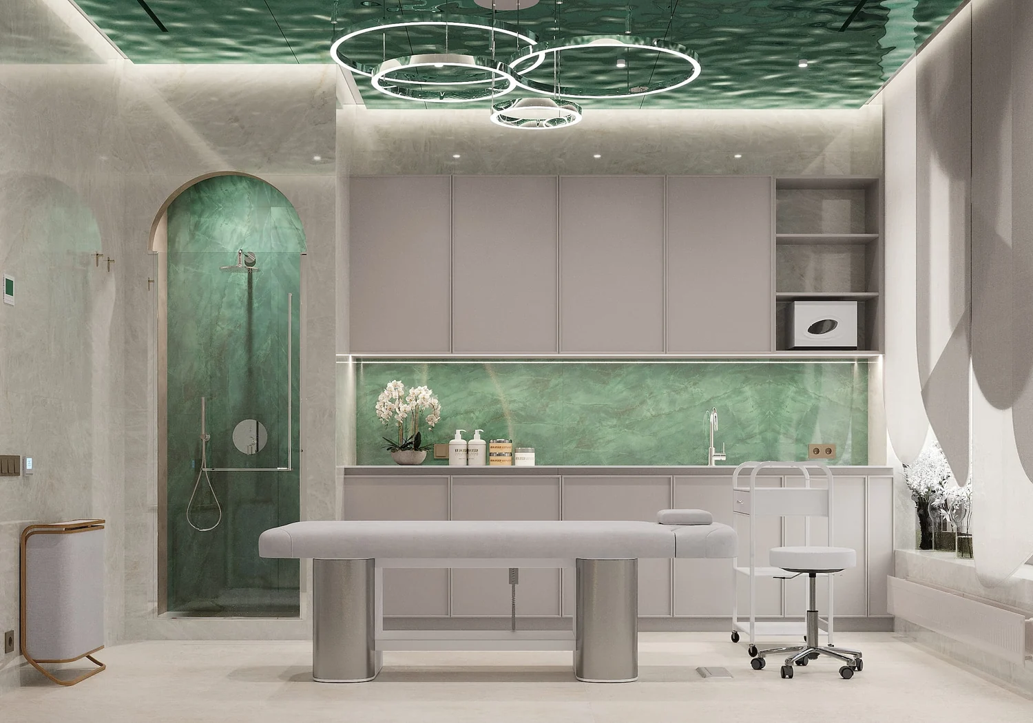 Satoriwell Beauty Clinic — Medical Spa Design, 135m²