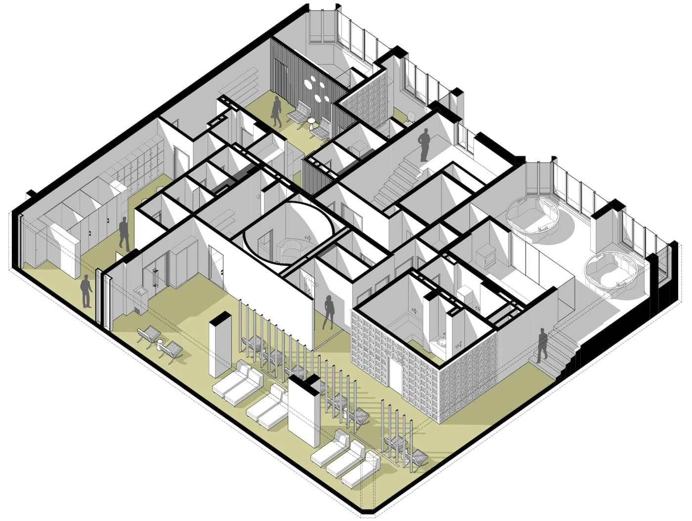 WOW SPA isometric cutaway