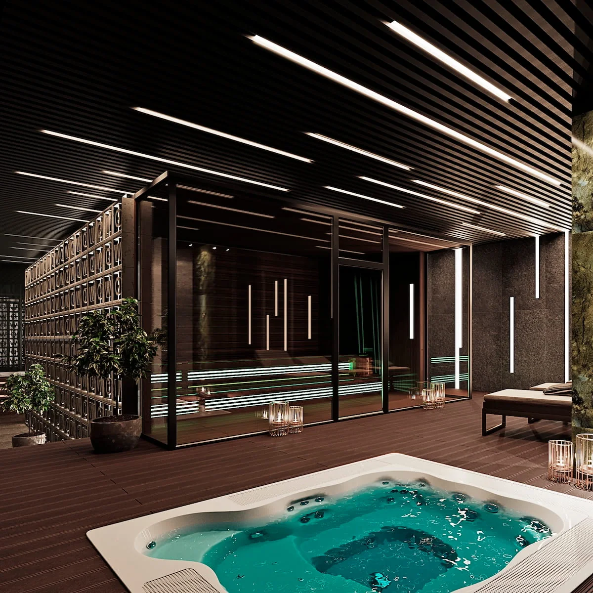 WOW SPA materials and finishes